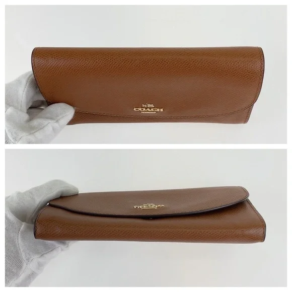 Coach Coach Leather Long Wallet 304883 Leather Long Wallet